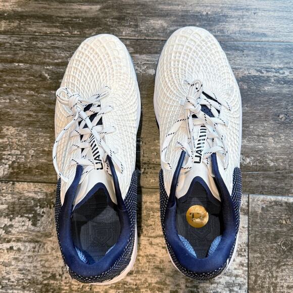 Under Armour Cleats Womens Size 12 Blue White Glyde 2.0 MT 3026601-103 NEW - Picture 5 of 10